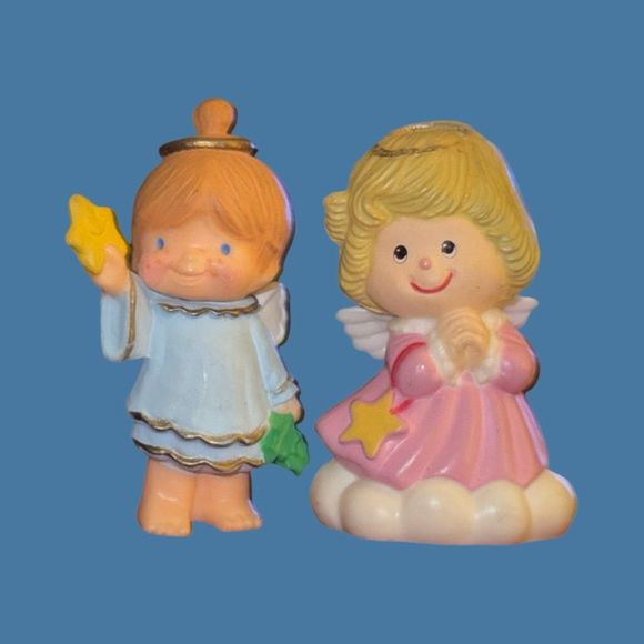 1987 Hallmark 1986 Katybeth Angel & Christmas Merry Miniatures Christmas B5 - Picture 1 of 3